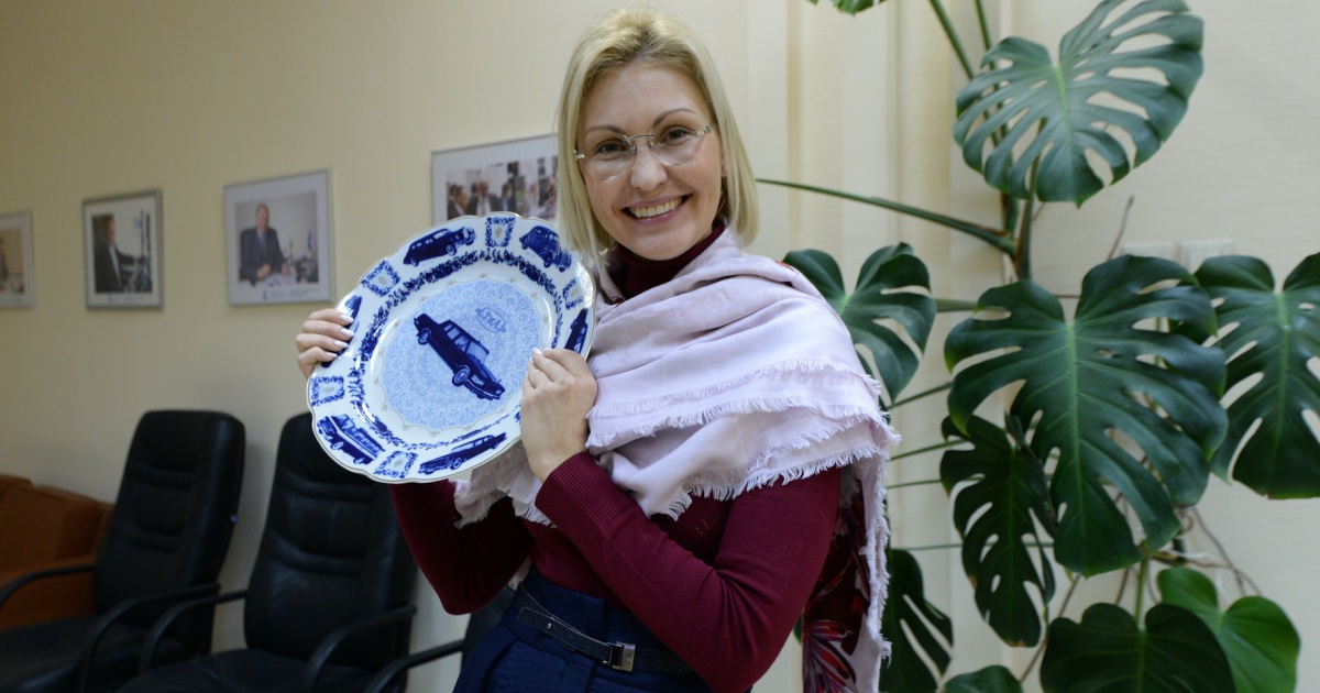 Оксана Смирнова на благотворительном мероприятии